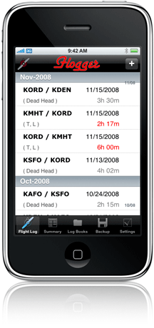 iPhone Logbook - Flogger by 2nd City Software