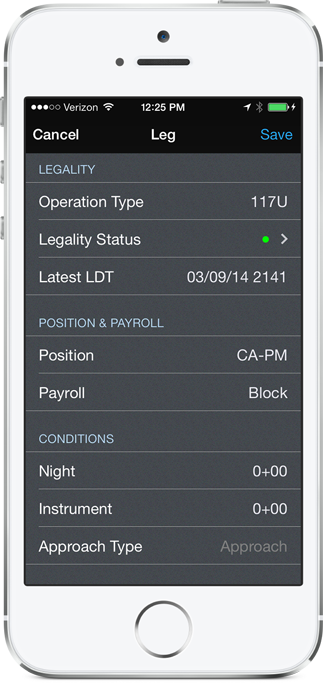 APDL Duty Limits